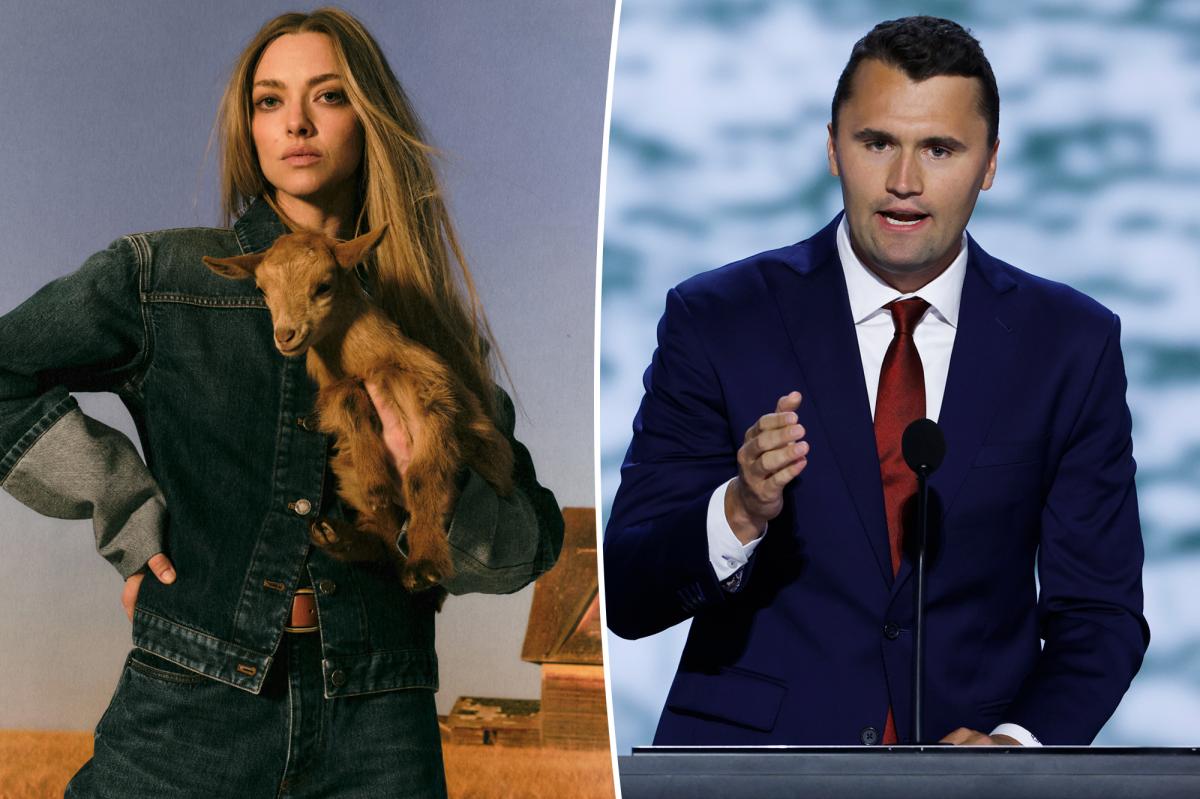 Amanda Seyfried afirma que teve que contratar um guarda-costas após críticas de Charlie Kirk