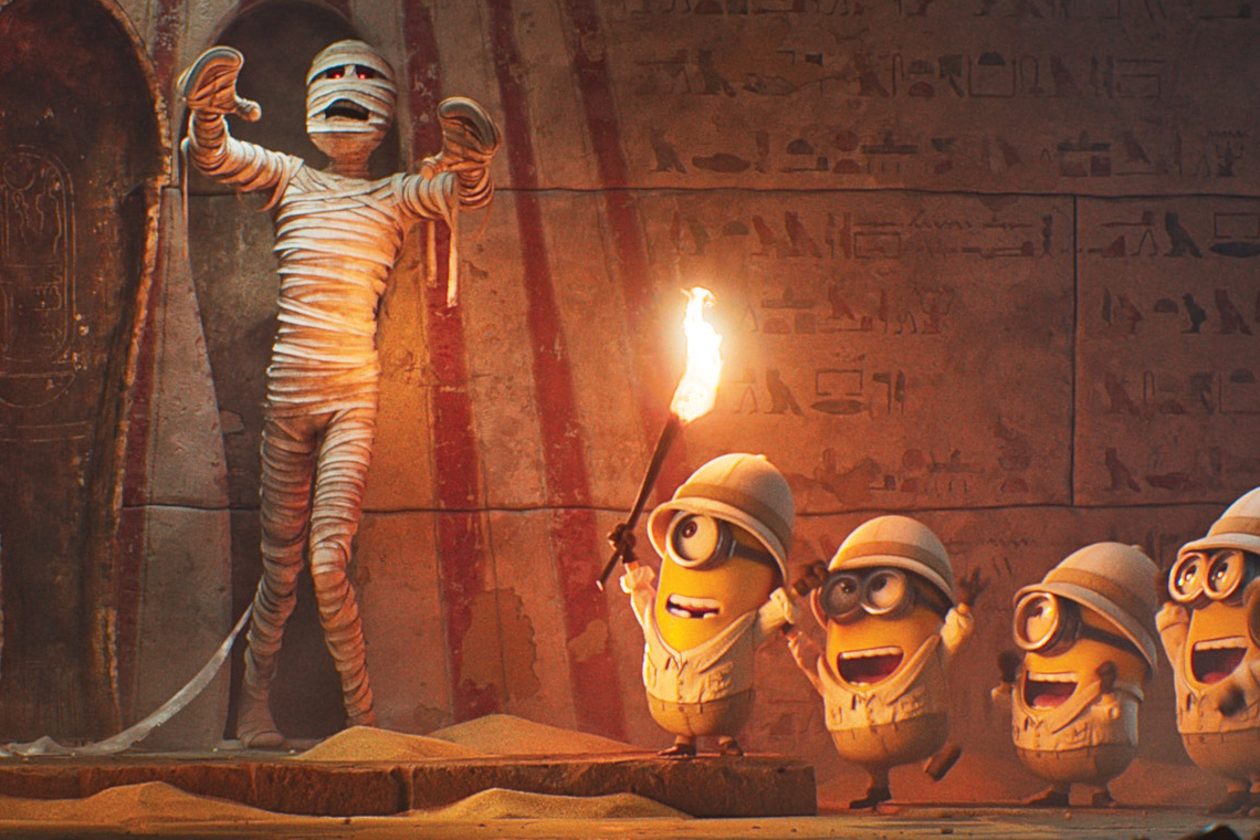 Crítica do filme Minions & Monsters: o mais recente veículo estrelado por Canary-Colored Critters remonta ao início de Hollywood e atinge um pico criativo