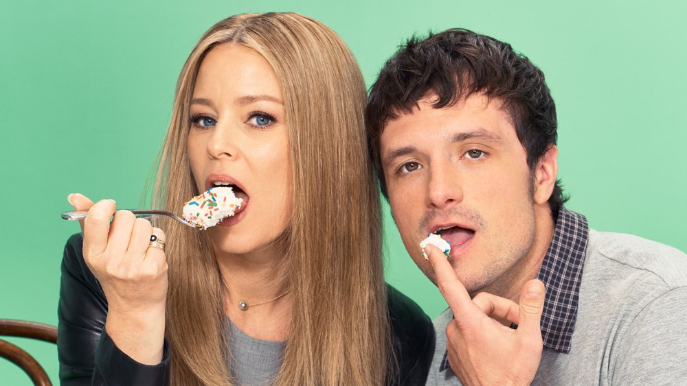 Elizabeth Banks e Josh Hutcherson se reencontram após 'Jogos Vorazes'