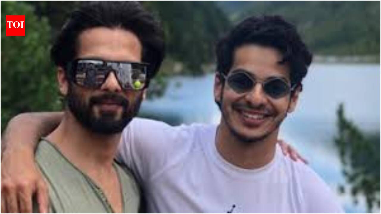 Ishaan Khatter: 'Ele troca minha fralda, então toda discussão termina com' Sou mais velho que você ': Ishaan Khatter fala sobre sua diferença de idade de 15 anos com a estrela de 'Cocktail 2' Shahid Kapoor | Notícias de filmes em hindi