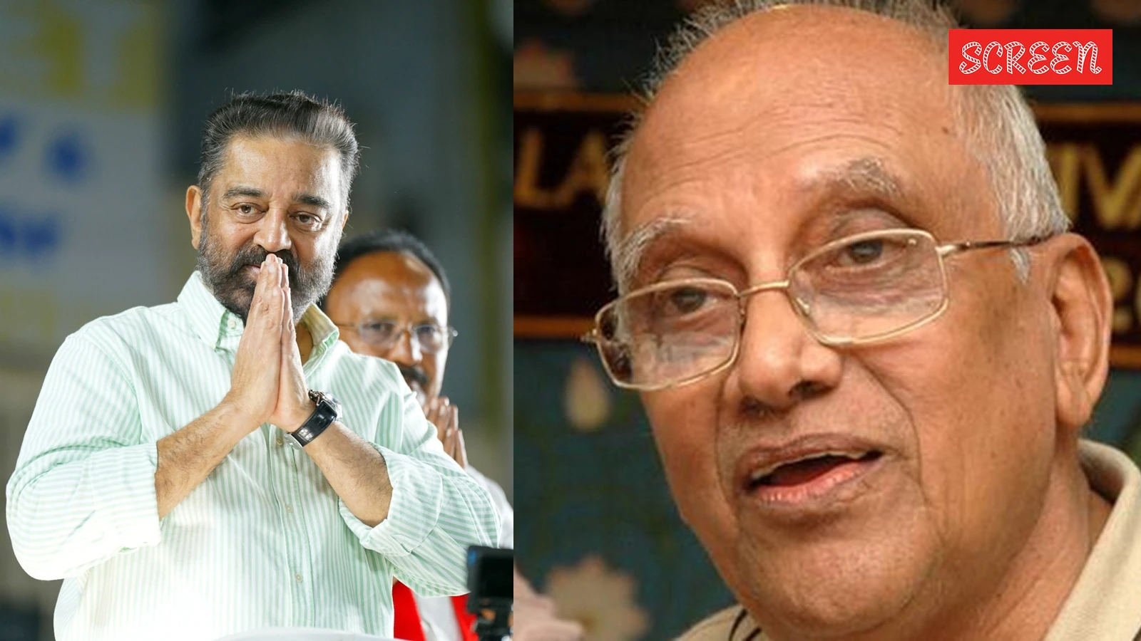 Kamal Haasan and Singeetham Srinivasa Rao reunite at the Celebration of Sing Geetham in Chennai on Sunday