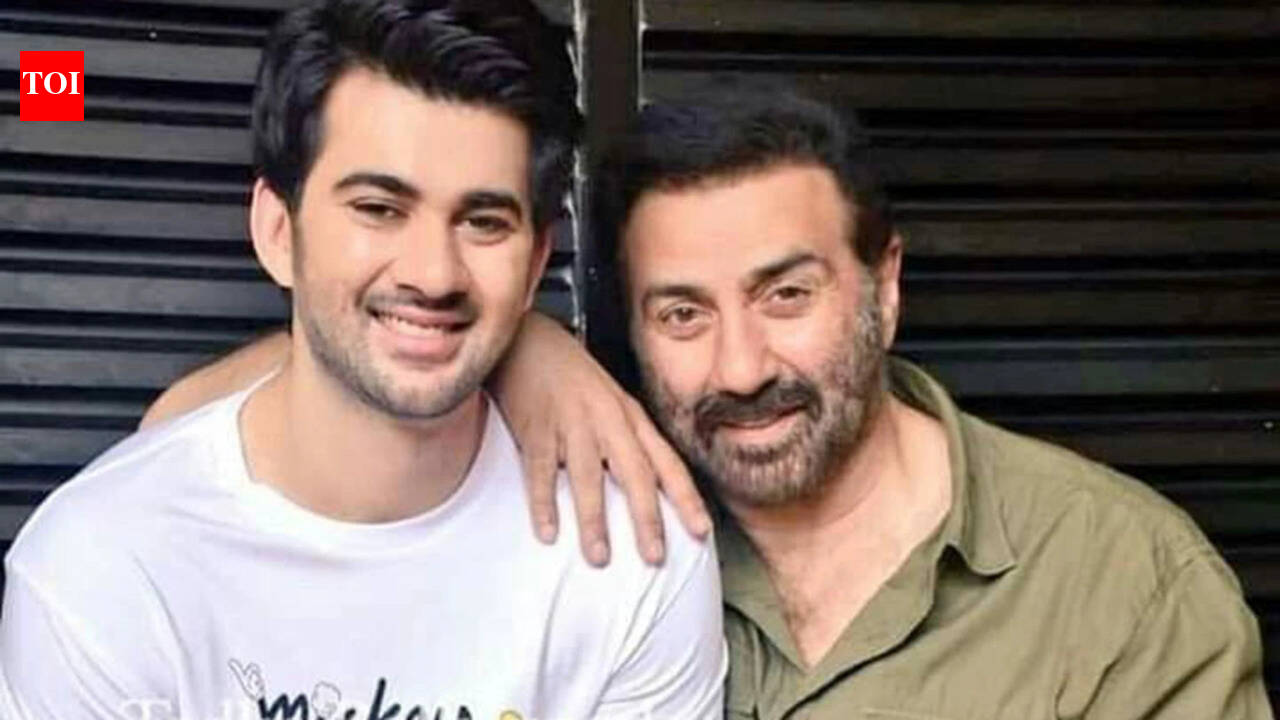 Karan Deol: 'Meu primeiro herói': Karan Deol se emociona ao compartilhar espaço na tela com Sunny Deol em 'Batwara 1947', faz homenagem sincera no Dia dos Pais | Notícias do cinema indiano