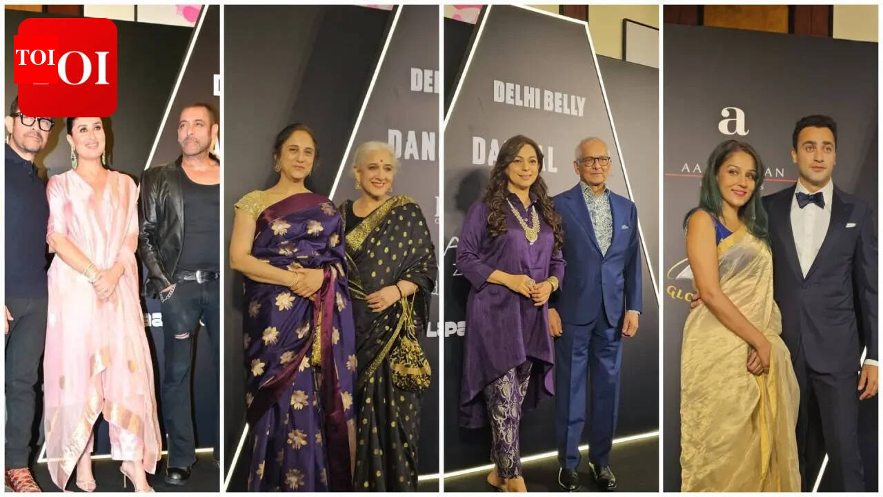 O novo visual poderoso de Salman Khan rouba os holofotes na festa de Lagaan; Kareena Kapoor, Juhi Chawla e Imran Khan Lekha juntam-se às celebrações | Notícias do cinema indiano