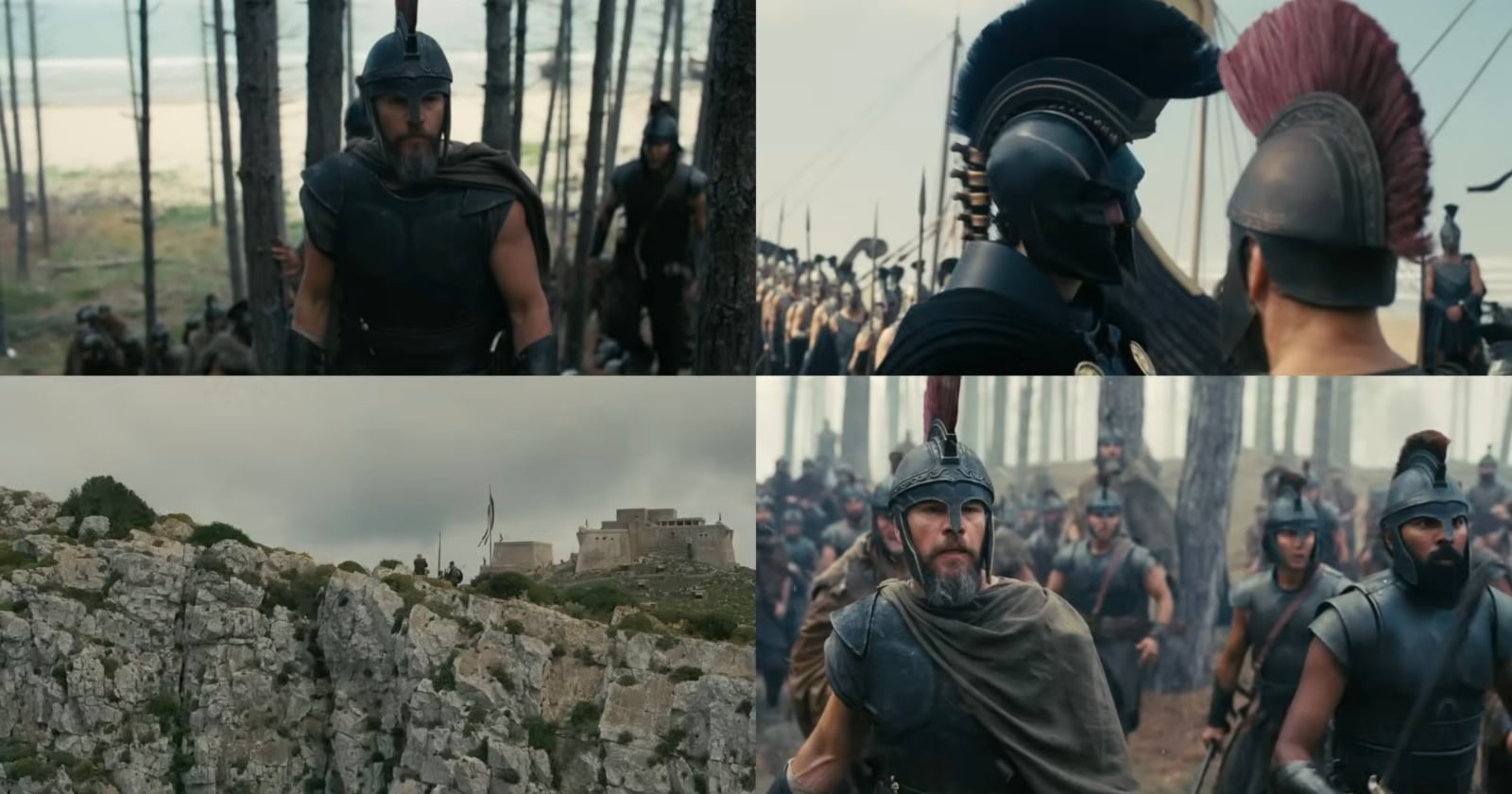 O site "The Odyssey" permite que você assista ao trailer em seis formatos diferentes