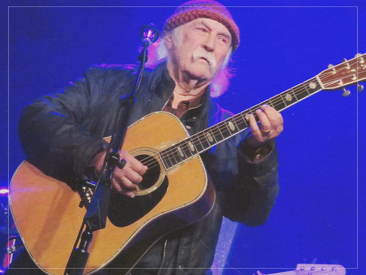 O único guitarrista, David Crosby, que nunca poderia pagar