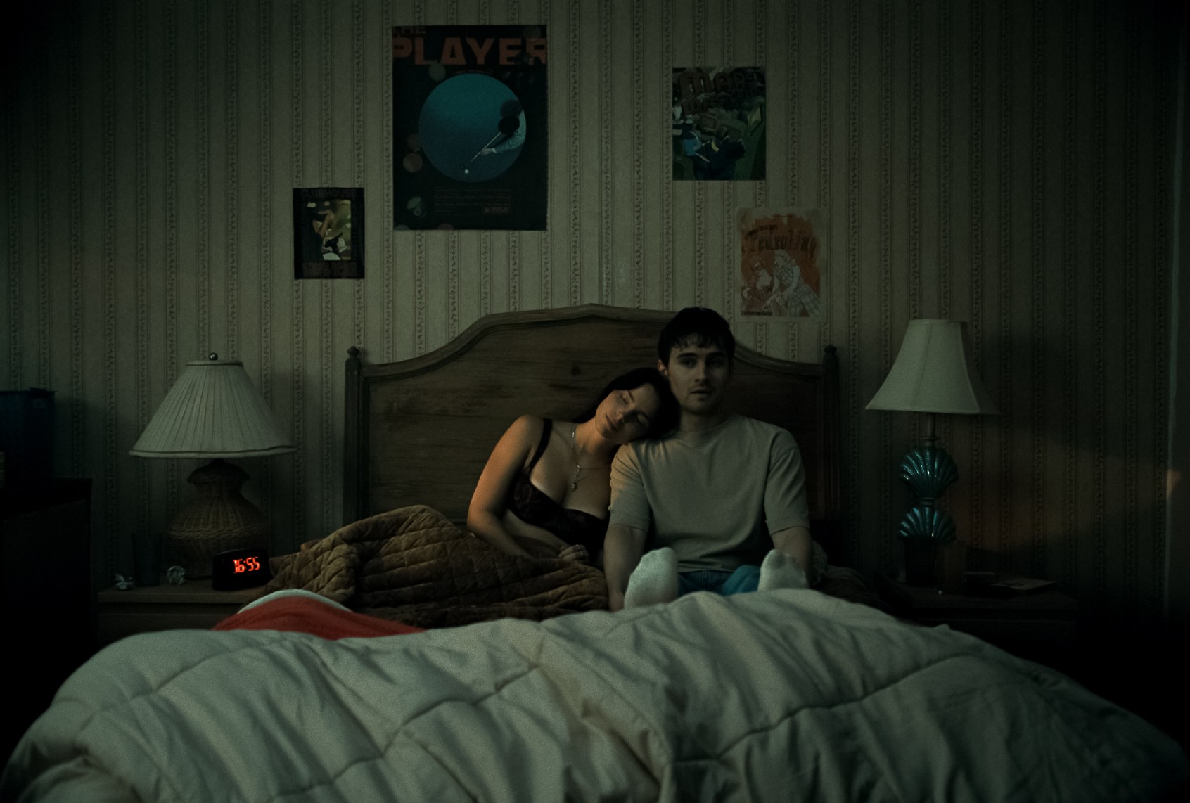 Inde Navarrette as Nikki and Michael Johnston as Bear in "Obsession" (Focus Features)