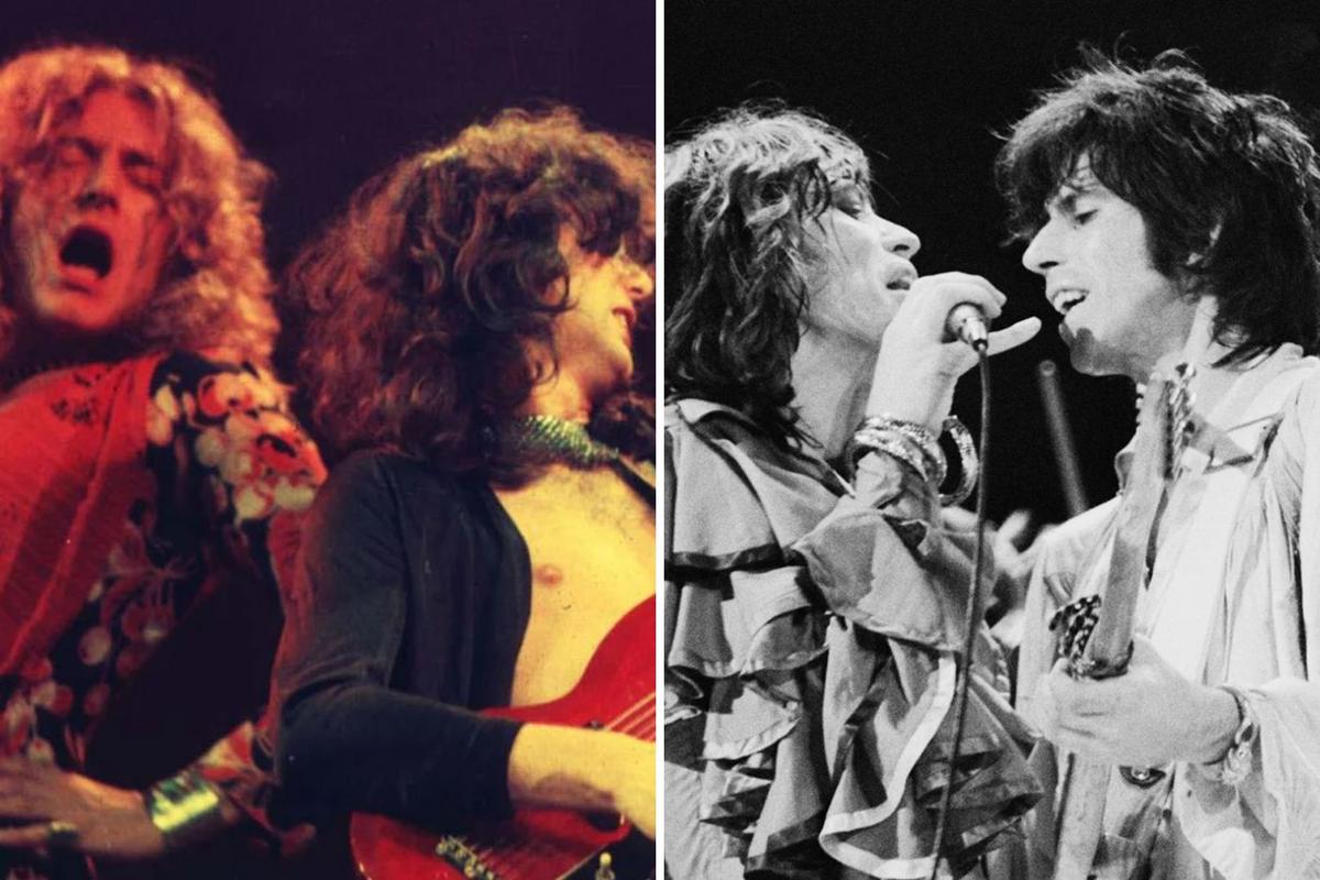 Quem foram as "Quatro Grandes" bandas de rock da década de 1970?