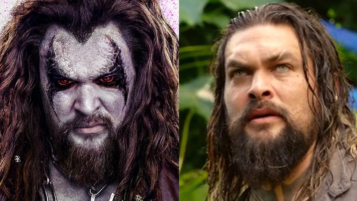 "S--eu sou Lobo agora." Jason Momoa sabe que tem um novo show em DC, mas tem ideias sobre outra pessoa planejando...