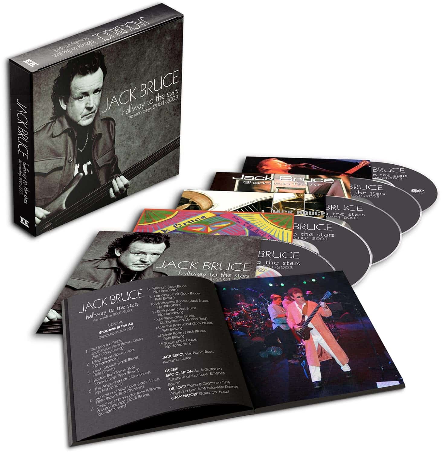 Sinta-se livre: uma coleção esotérica de álbuns de Jack Bruce e shows do Halfway to the Stars