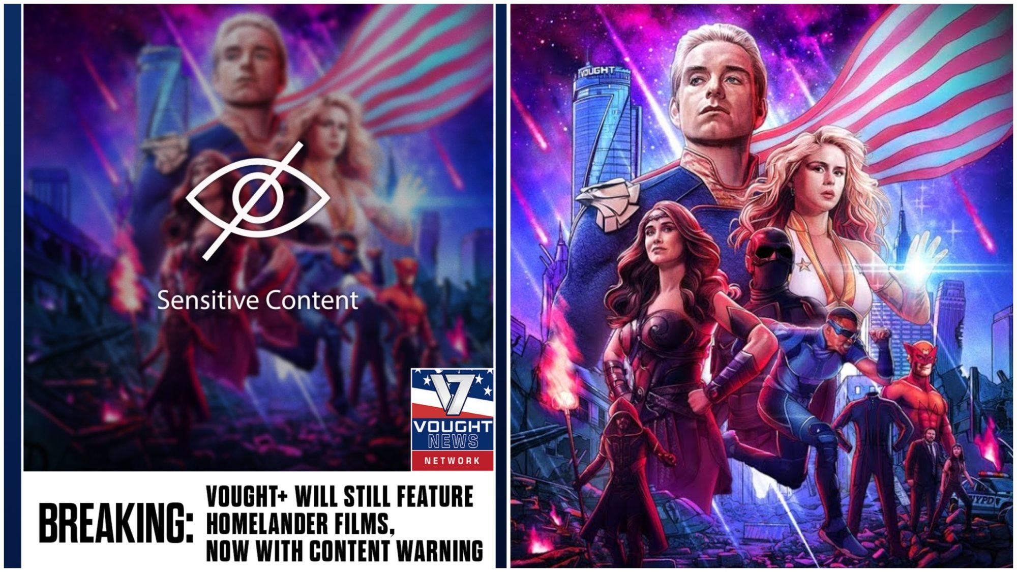 The Boys After the End: Homelander 'Traitor' Movies recebe aviso de conteúdo