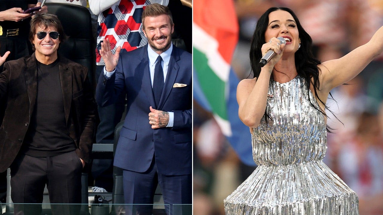 Tom Cruise, Beckham e Katy Perry vistos nos jogos da Copa do Mundo FIFA de 2026